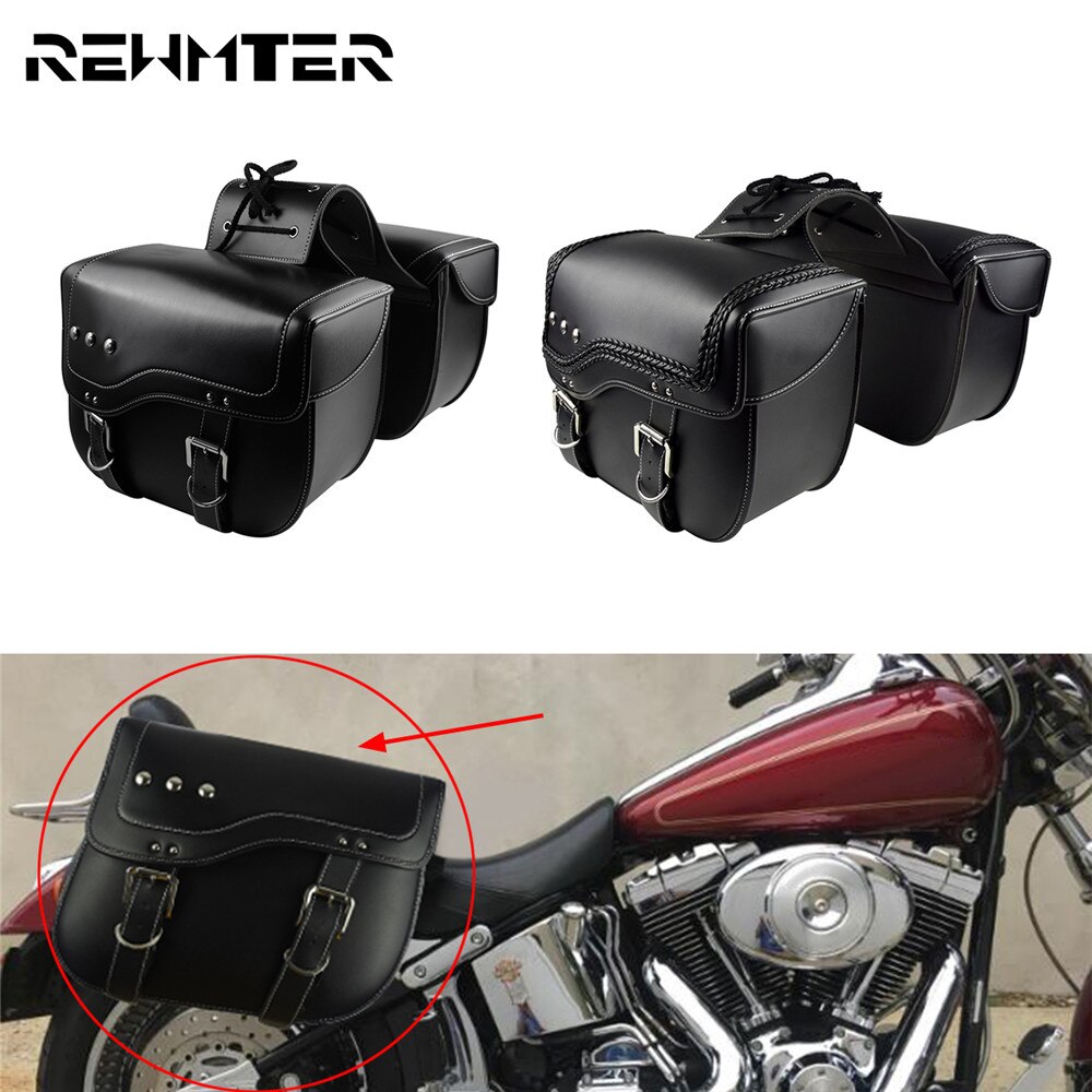 Universele Zadeltas Gooi Onder Seat Side Gereedschappen Bagage Bag Pouch Zwart Voor Harley Softail Xl Voor Kawasaki Voor Yamaha Voor suzuki