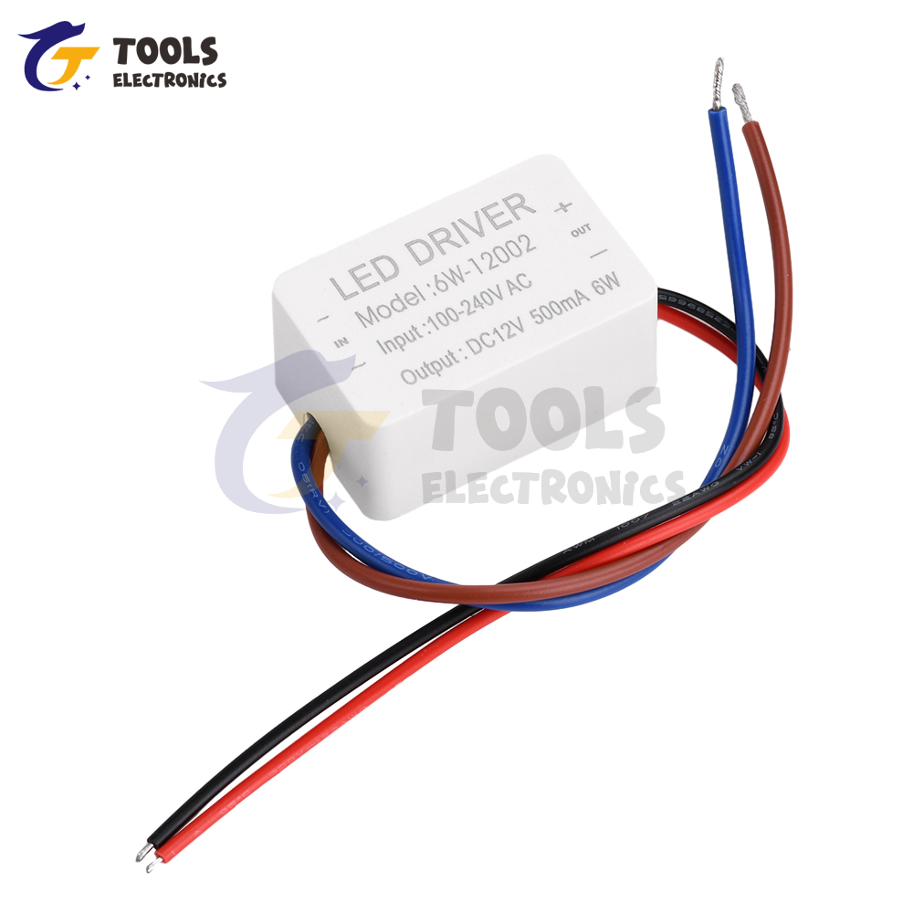 DC 12V 0.5A 6W LED Driver Constant Voltage Driver Power Supply Bathroom Light Mirror Front Light Strip Driver Power Supply