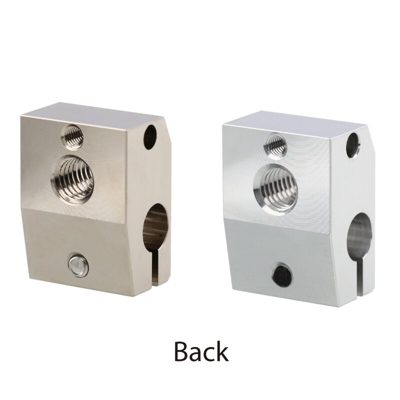 Mellow 1 Uds. Mini bloque calentador Prusa de aluminio/cobre para cartucho de Sensor PT100 Themocouple y termistor HotEnd para Kit de impresora 3D