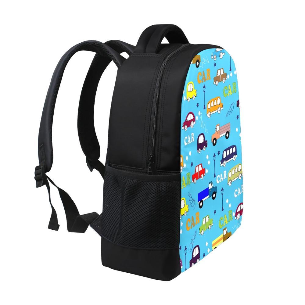 Offre spéciale classique dessin animé voiture impression sac pour enfants personnalité sacs à dos cartable enfants Mini sac d'école pour les classes 1-6 Escolar