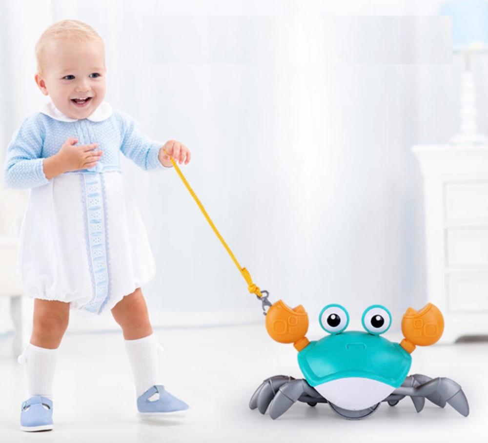 Bad Speelgoed Wandelen Clockwork Krab Trekken Dier Voor Baby Peuter Kruipen Leuke Verjaardag Festival Voor Jongens Meisjes