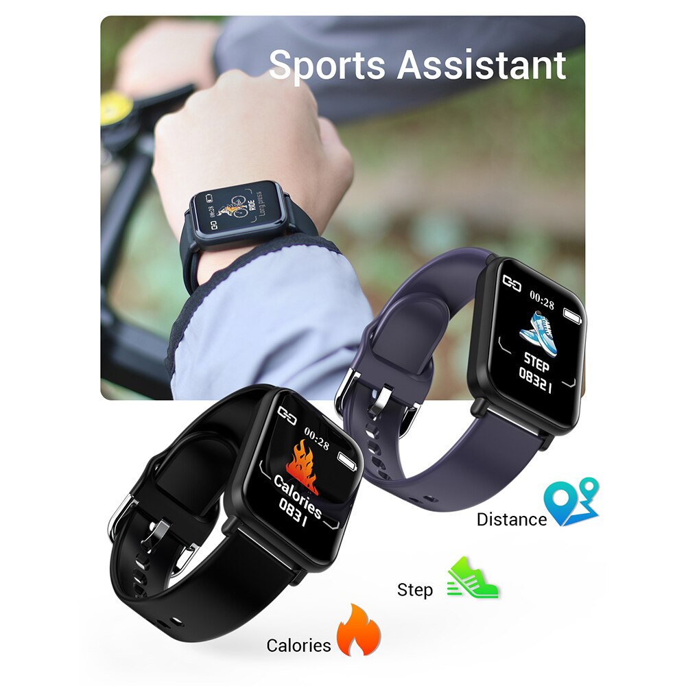 Smart Horloge R16 Smart Horloge Waterdicht Smartwatch Bloeddruk Fitness Tracker Ios Android Fitnessapparatuur