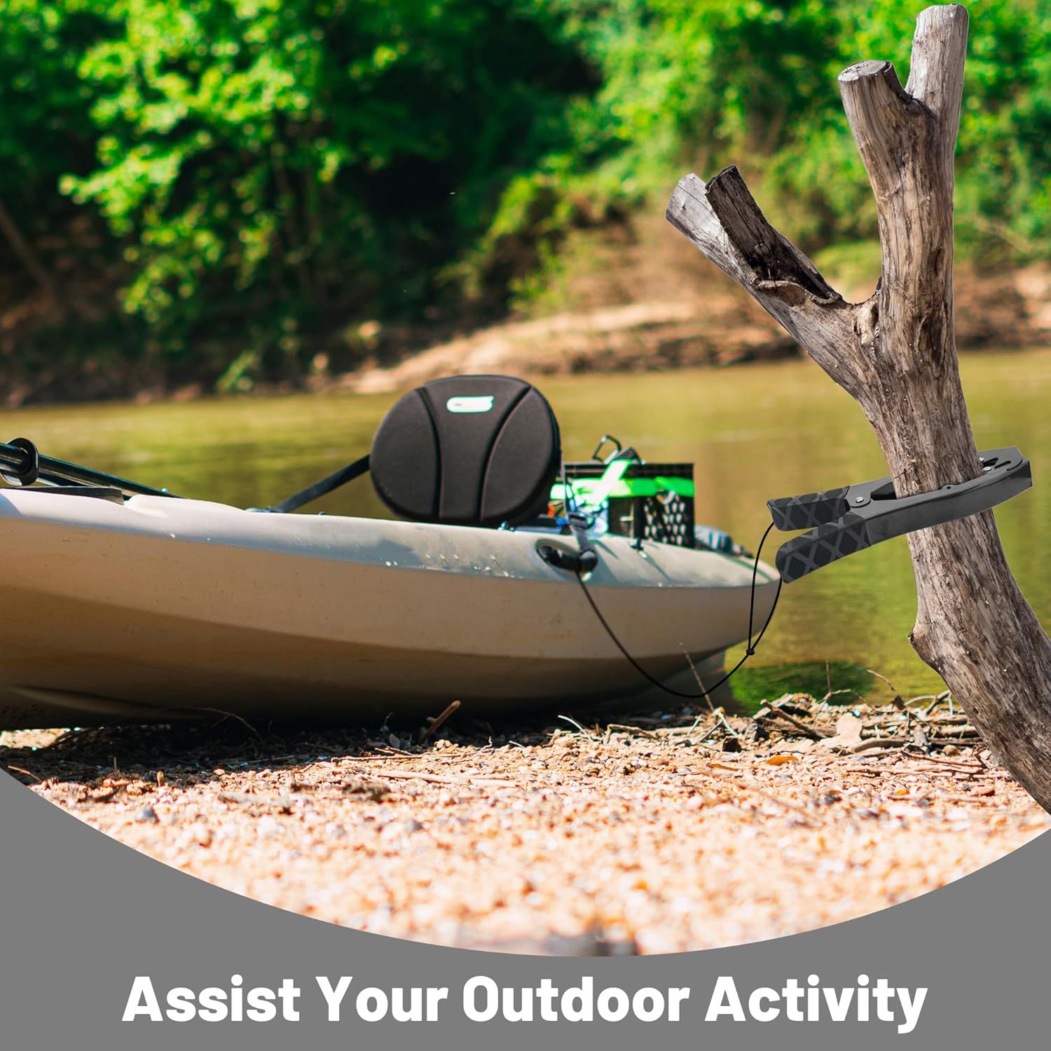 Poignée d'ancrage de canoë, porte-brosse d'ancrage, fixation du bec de requin, pince de bateau de canoë de Kayak pour la fixation des mâchoires de Tension autobloquantes