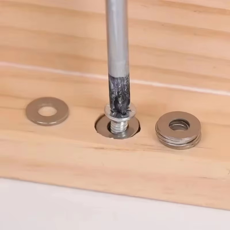 684/180 peças junta de parafuso de aço inoxidável porca lisa arruela fixa para kits de fixadores de reparo industrial M2-M12 arruela plana ultrafina