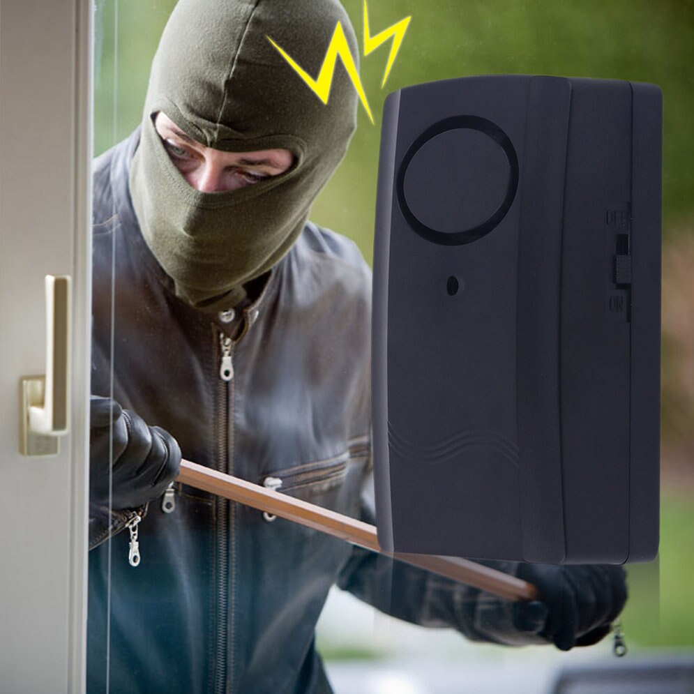 TS-870 Universele Usb Bedrade Alarm Sensor Deur Window Thuis Huis Beveiliging Sensor Detector Gebruik Zwart