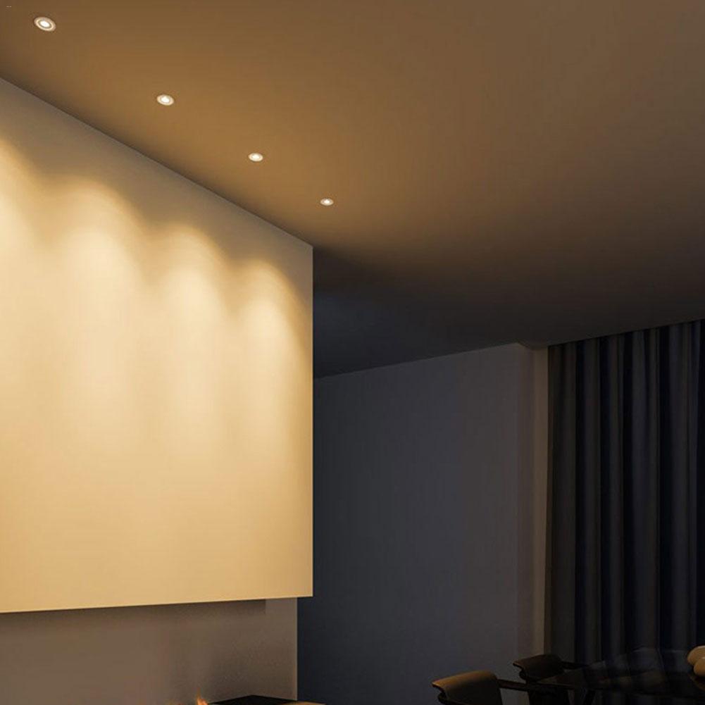 12V LED Under Cabinet Light Angle Adjustable Downlight Spotlight for Cabinet Showcase Lighting