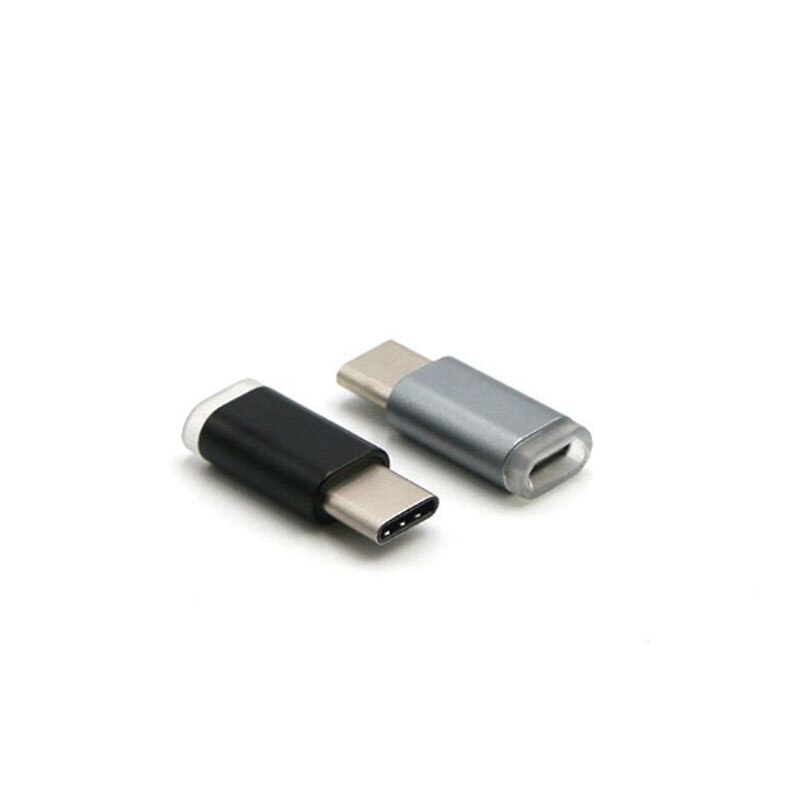Adaptador de carga tipo C a Micro datos, convertidor para Huawei P9 LG G5, Xiaomi mi5 4c mi5s plus, 2 uds.