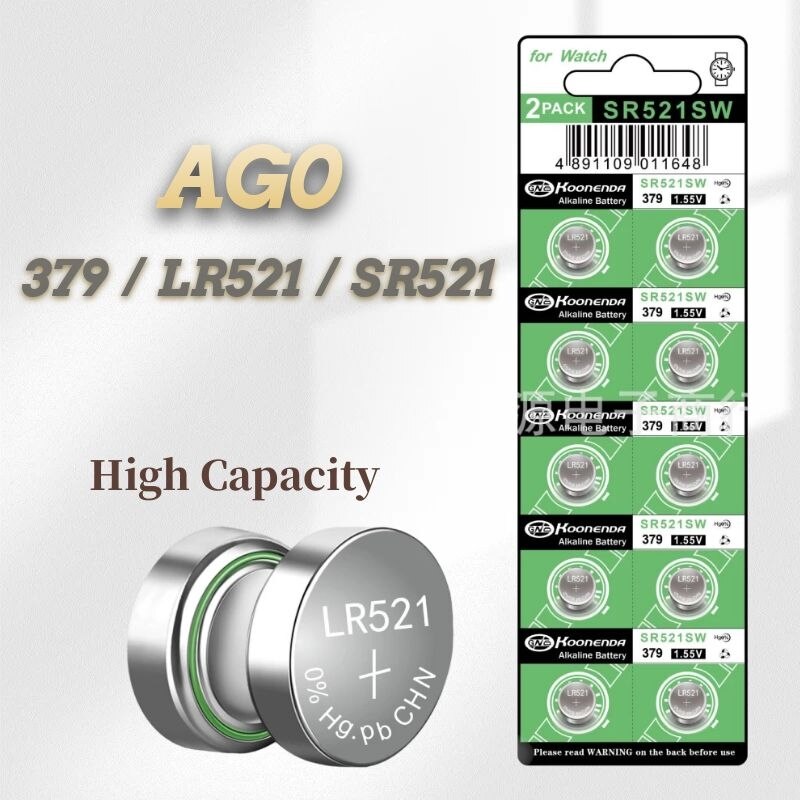AG0 LR521 Ultra Dünnen Knopf Batterie Elektronische Spielzeug Uhr Batterie Geschmack Elektronische Batterie: Ursprünglich Titel