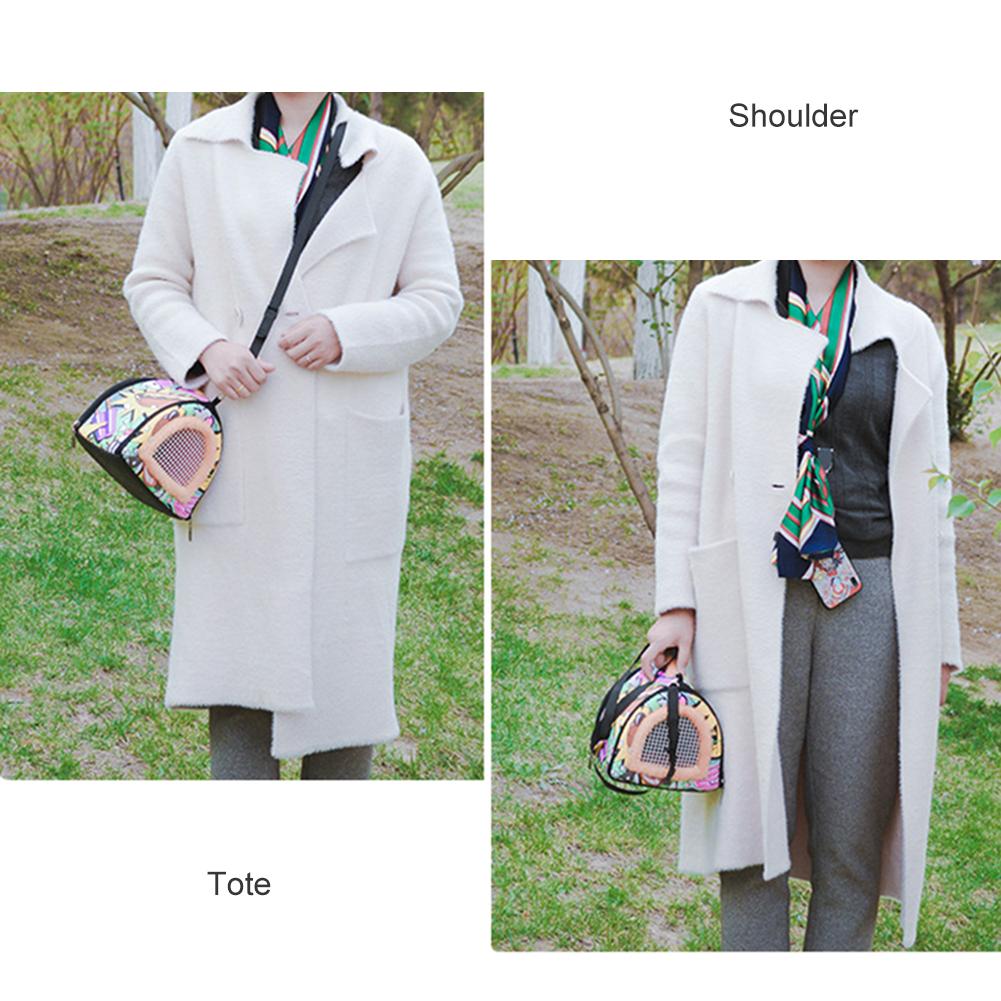 Draagbare draagtas voor hamster, kleine dieren, egel, ademende buitenreistas, draagtas voor kleine dieren