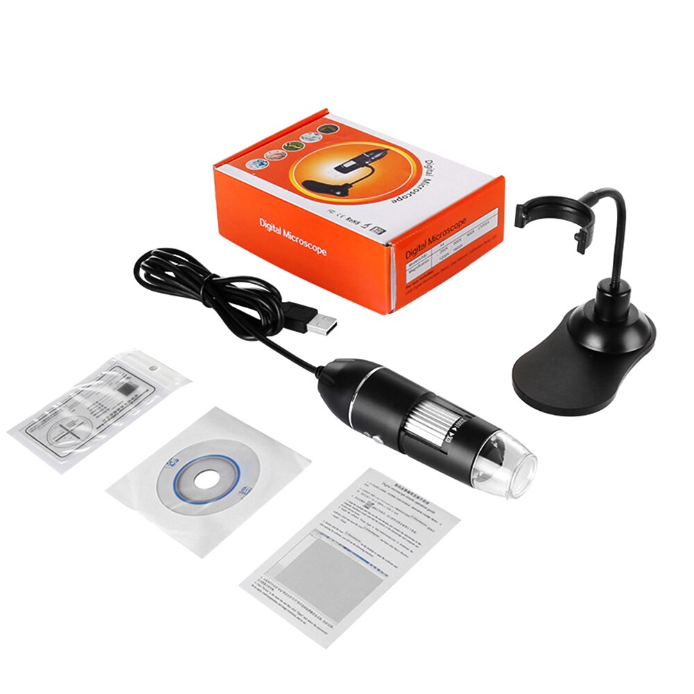 Tkdmr 1000X Zoom Hd Usb Microscoop Handheld Draagbare Digitale Usb Interface Elektron Microscopen Met Led Ring Licht Voor Pc