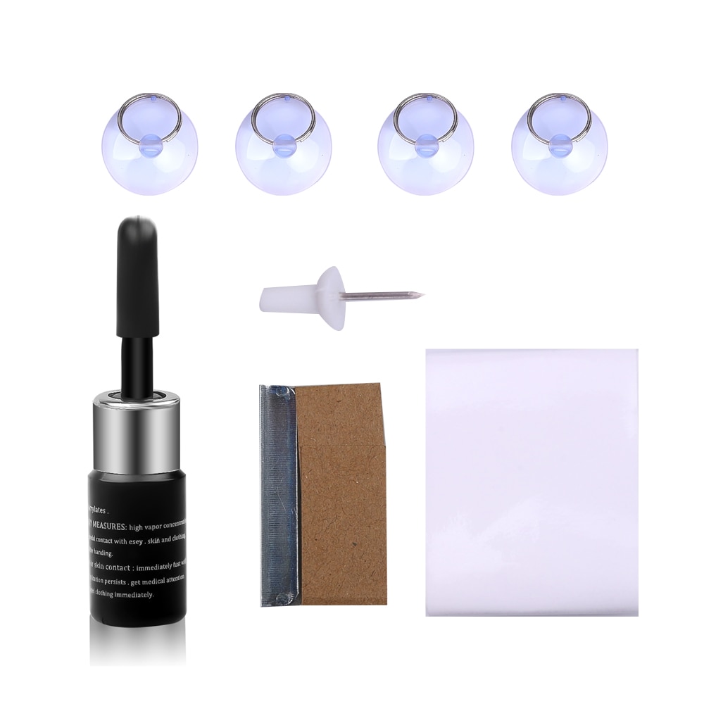 Diy voorruit repareren reparatiegereedschap auto voorruit reparatieset glasset grote barst auto auto kit lange barst: Default Title