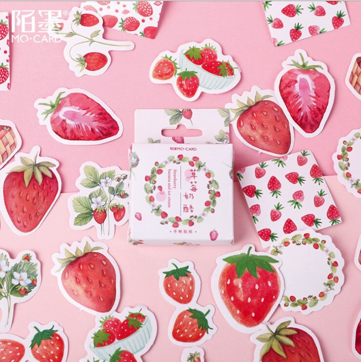 45 stks/pak Briefpapier Stickers Kawaii Dieren Dagboek Planner Decoratieve Mobiele Stickers Scrapbooking DIY Craft Stickers: CaoMeiNaiLao