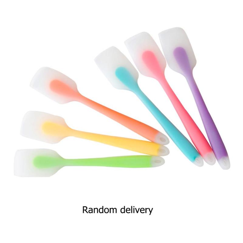 Kitchen Silicone Spatula Rubber Baking Scraper Mixer Non-Stick Pastry Cake Scraper Brush 2 Sizes Kitchen Bakeware Tools
