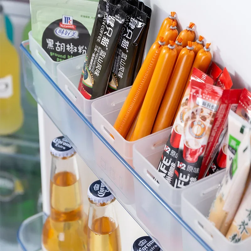 2 Stuks Koelkast Organizer Bakken Transparante Koelkast Opbergbak Voedsel Verse Doos Groente Fruit Container Keuken Accessoires
