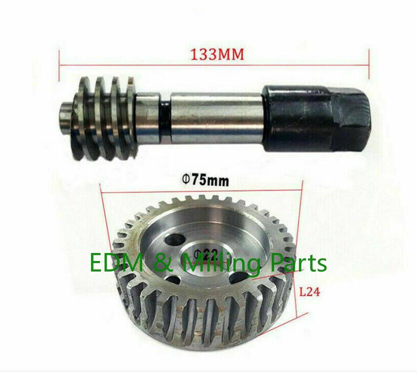 Piezas de fresadora CNC-tornillo sin fin ajustable + engranaje de turbina para herramienta de molino Bridgeport