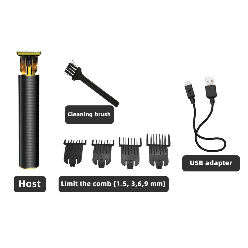 Kemei 1971-tondeuse à cheveux pour hommes, Pro li-outliner skull, rasoir sans fil, rasoir à 0mm, rasoir sans fil pour chauve