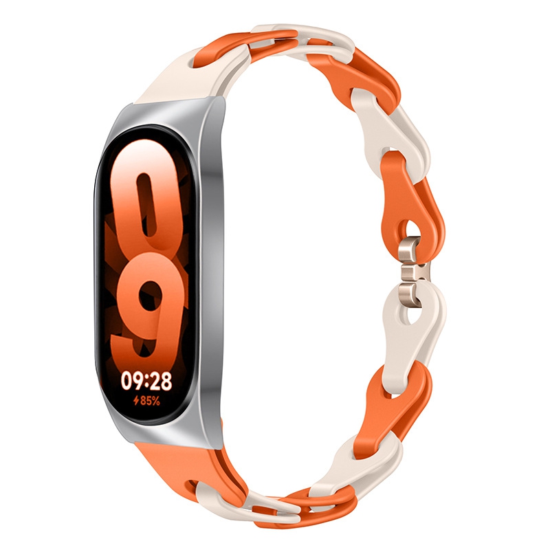 Holle siliconen band voor Xiaomi Mi Band 9 Mi 9 Officiële stijl vervangende horlogeband armband voor Xiaomi Mi Band 8 Mi Band 9 riem