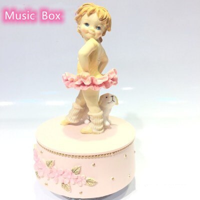 Caixa porta-joias de ballet e menina, decoração de princesa para aniversário e dia dos namorados, caixa de armazenamento: 5