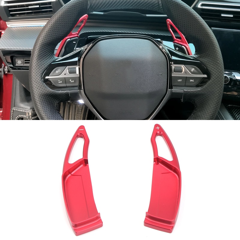 Auto Styling 2 Stuks Stuurwiel Dsg Paddle Shifters Extensions Voor Peugeot 3008 5008 Gt /Voor peugeot 508