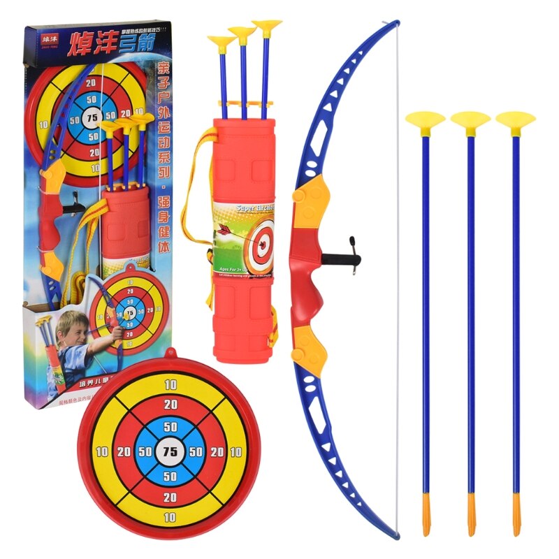 Simulation Bogen Pfeil Kunststoff Weiche Sauger Pfeil mit Ziel Spielzeug einstellen für freundlicher freundlicher