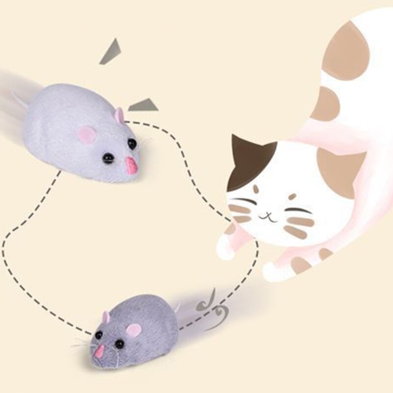 Souris télécommandée sans fil, fausse souris de Rat RC, pour farces effrayantes, jouet pour chat et chiot, amusants