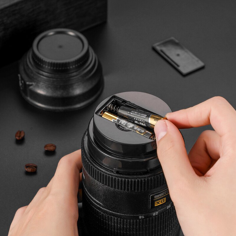 Tasse à mélanger automatique en forme d'appareil photo SLR, , mélangeur de café, lait, tasse de boisson, mélangeur paresseux intelligent, tasse thermique