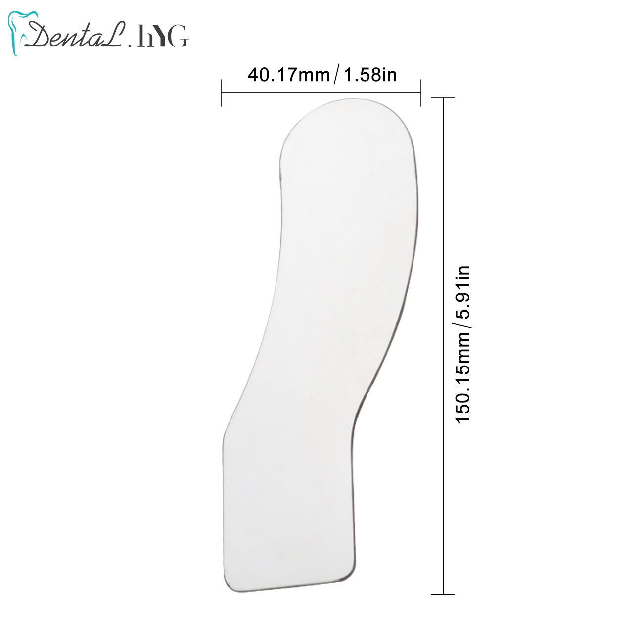 Automatische anticondensspiegel voor fotografie Reflector Ontwasemingsspiegel LED-licht Ontwasemingsmachine Roestvrijstalen spiegel: Slate