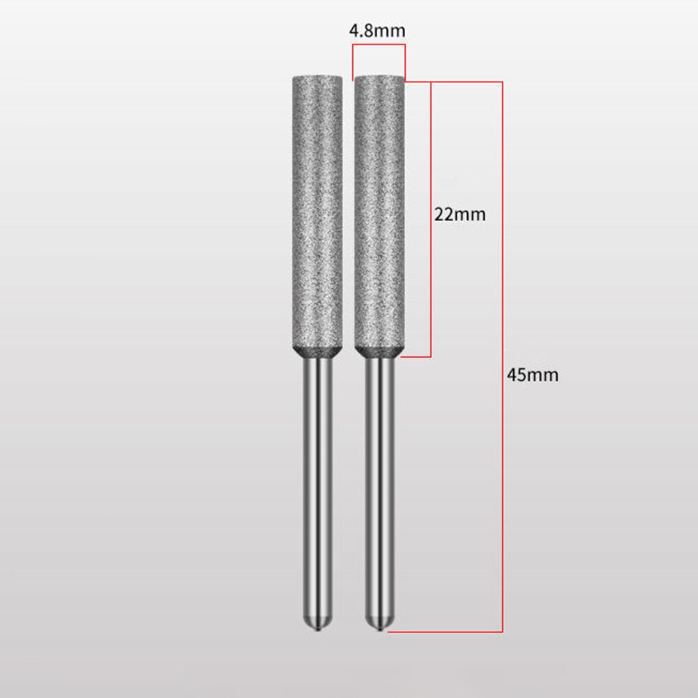 5Pcs Diamond Chainsaw Sharpener Burr Stone File Chainsaw Sharpening File Stone Grinding Carving Tools for Woodwork: Style E