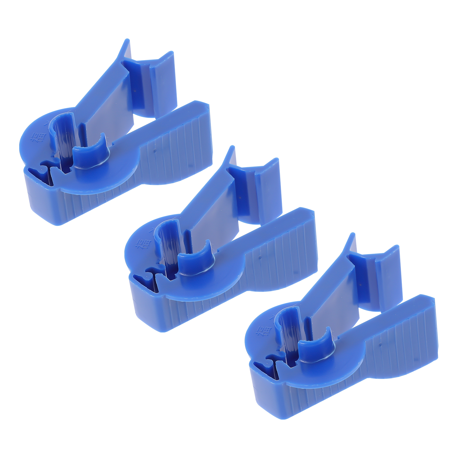 3Pcs Practical Peritoneal Dialysis Tube Flow Clips Peritoneal Clips (Blue)