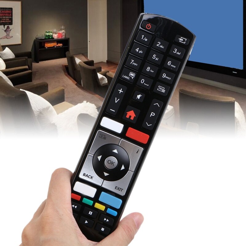 RC4318 Wireless Remote Control for Vestel Finlux Edenwood 4K Smart Television Replacement Accessories