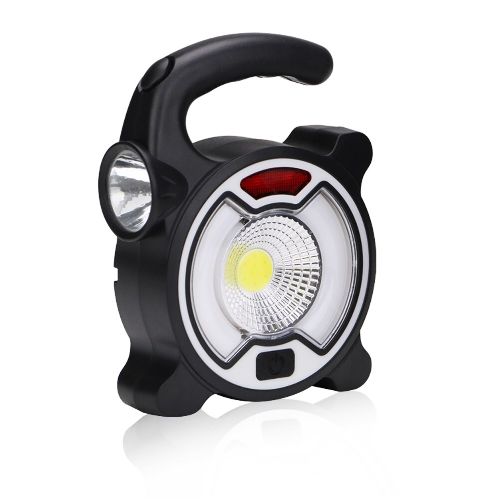 Solar Powered COB LED Floodlight Spotlight USB Charging Outdoor Waterproof Portable Flood lighting Camping Lantern Tent Light