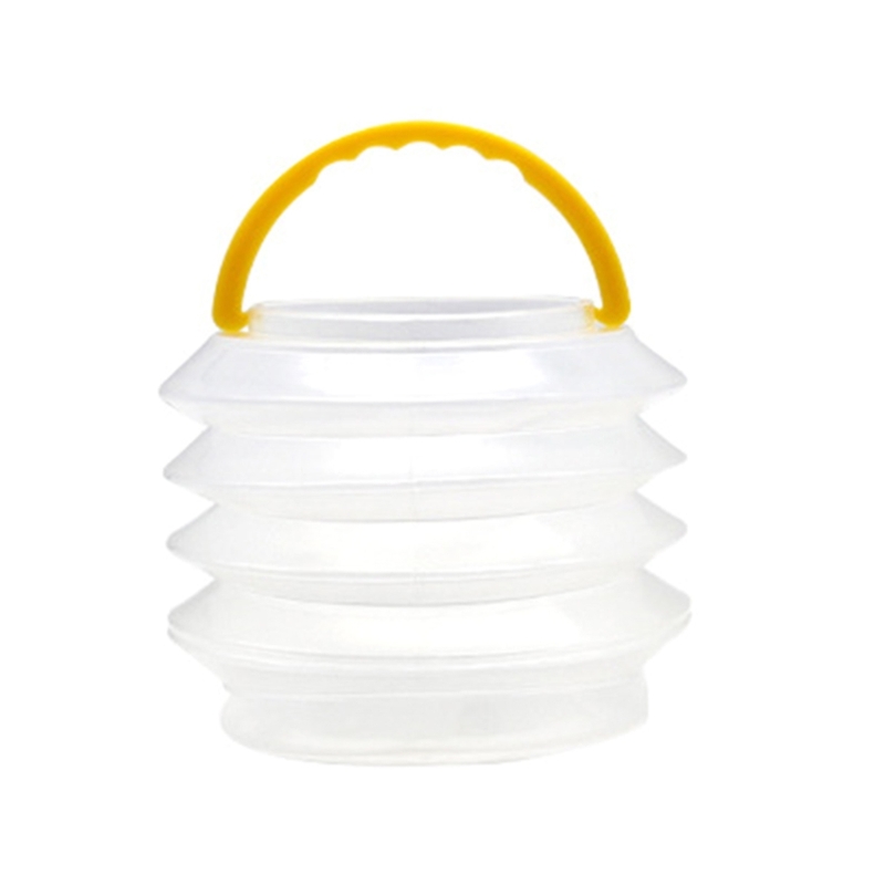 Opvouwbare kwastwasmachine Transparante ronde borstelwasmachine voor aquarel olieverf Wasemmer Borstelhouder: Zilver