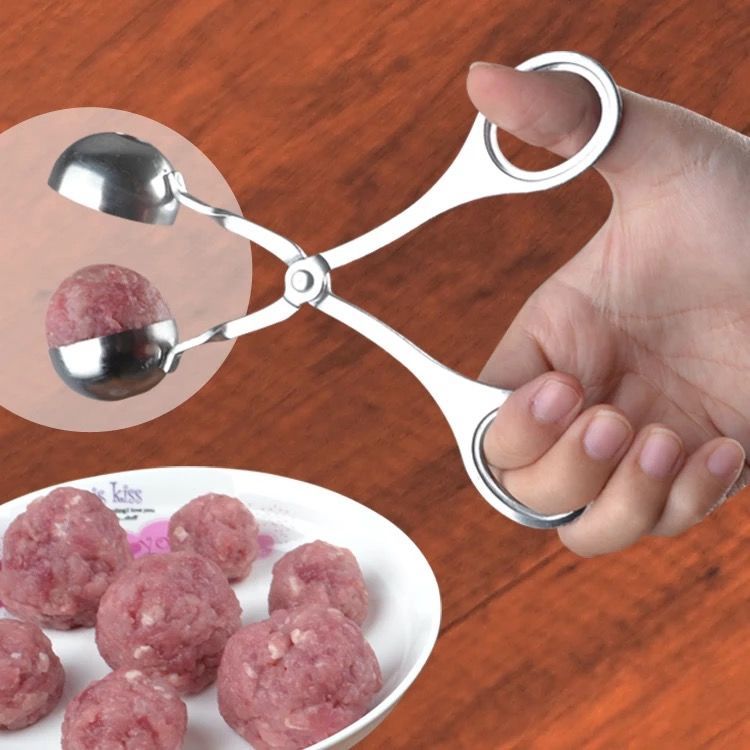 Pastillero de acero inoxidable para hacer albóndigas, bola redonda, Bola de carne, Clip, Bola de pescado, 304