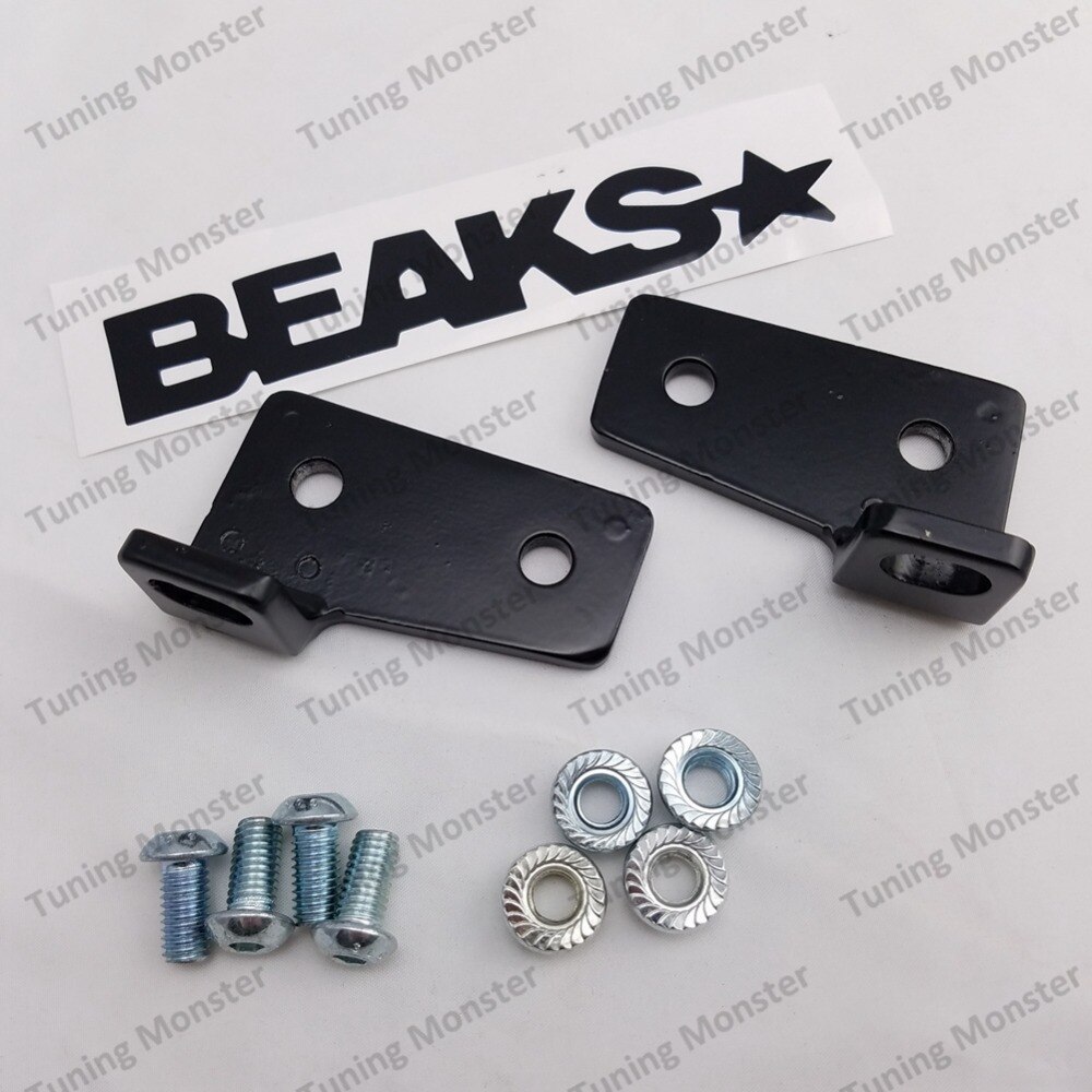 Tuning Monster Aluminum Rear Frame Lower Tie Bar Fit For Honda Civic EK 96-00 with BEAKS Sticker