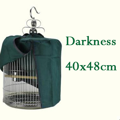 Dikke Duisternis Ademend Vogelkooi Cover Voor Myna Spruw Parkiet Papegaai Winddicht Anti-Interferentie Kooi Cover: cage cover40x48cm