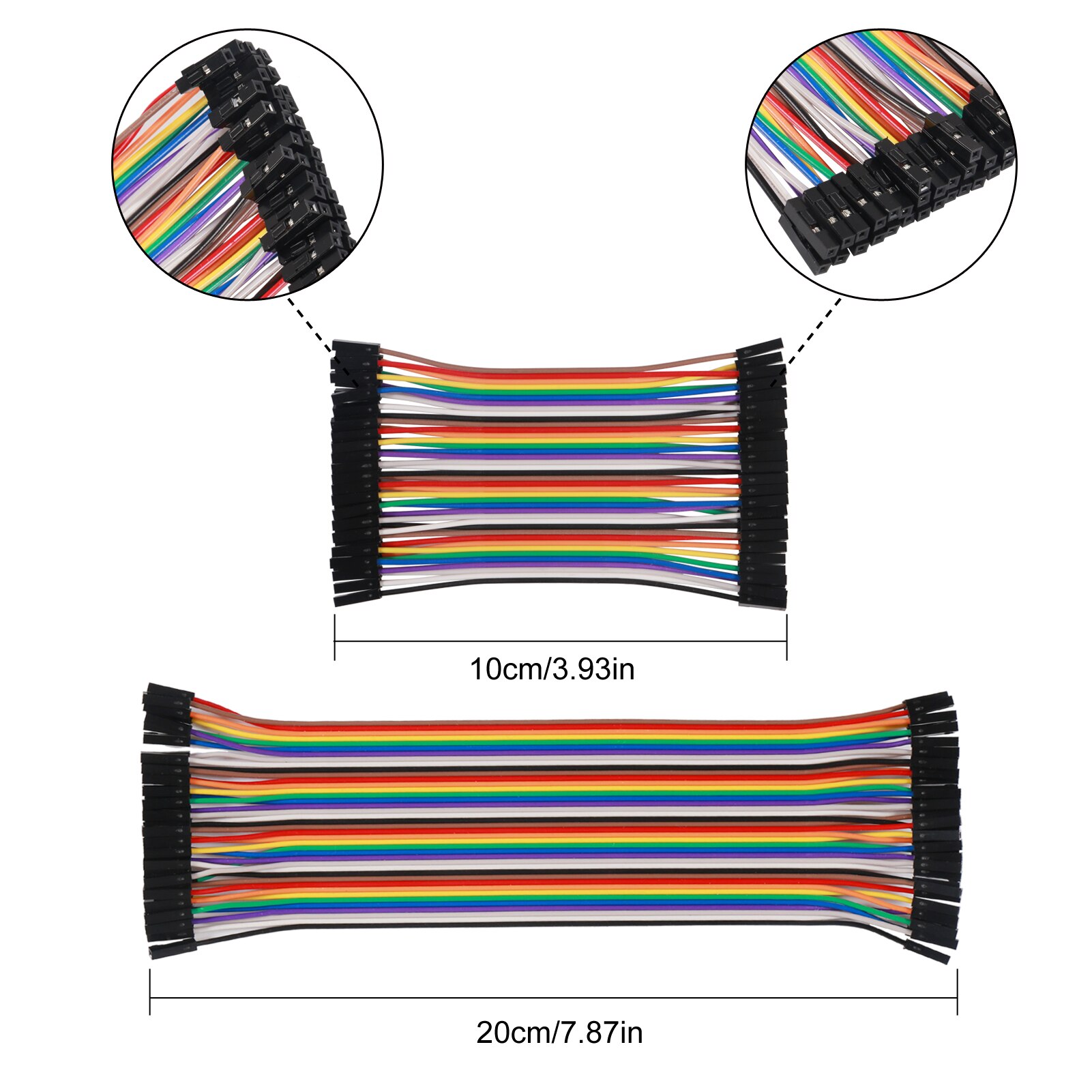 240pcs Jumper Wire Solderless Breadboard 10CM and 20CM Jumper Wire Solderless Breadboard Jumper Wires for Arduino Project