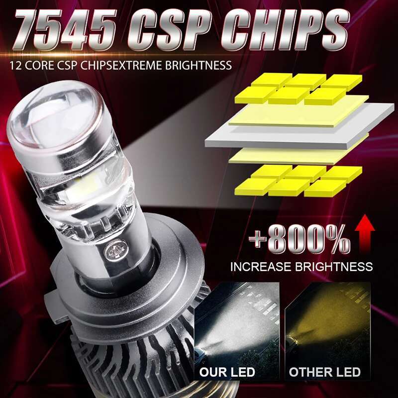 1000W 1000000 LM H7 H4 Canbus Auto Scheinwerfer H11 H8 9005 9006 HB3 HB4 LED Projektor Birne 6000 K Auto Motorrad Mini objektiv