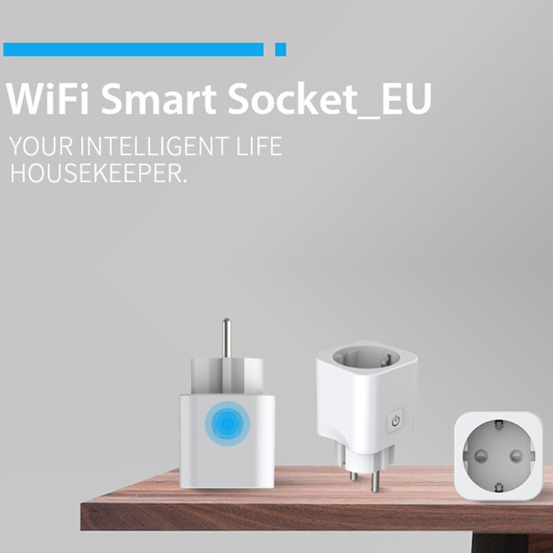 Slimme stekker wifi slimme stekker eu mini stekker stopcontact ewelink werkt met alexa google home mini ifttt smart home stekkers adapters onderdelen