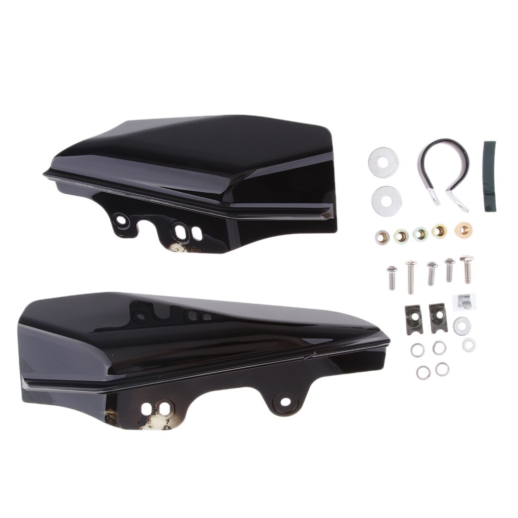 Black Mid-Frame Air Deflectors for Harley Road Glide Ultra FLTRU CVO FLTRUSE