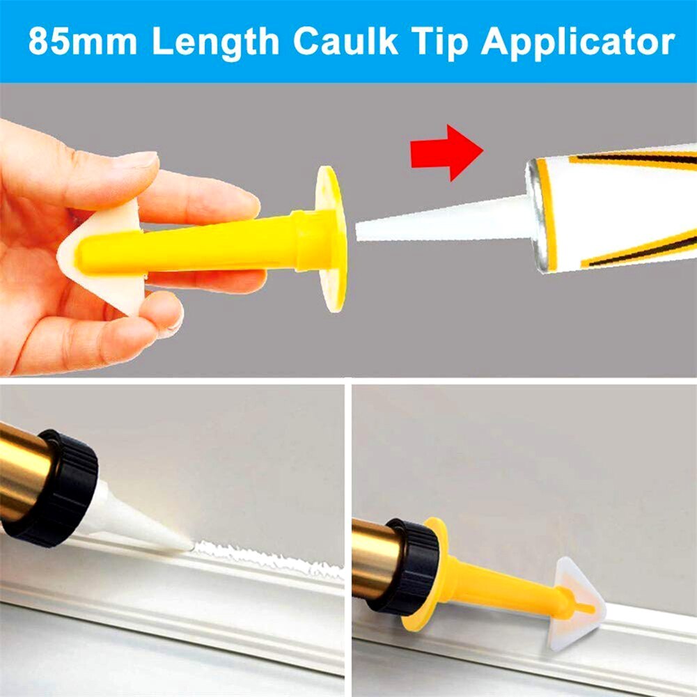 8pcs Silicone Sealant Finishing Tool Caulk Remover for Bathroom Kitchen Sealing Corner Scraper Caulking Tool