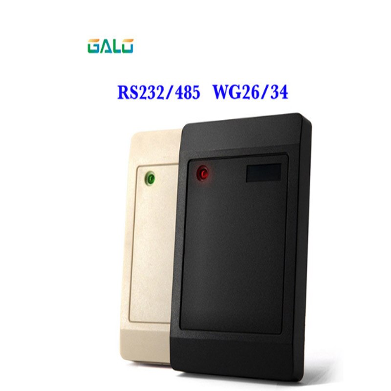 Waterproof Wiegand Wg26 Wg34 RFID IC Card Reader Proximity reader 125Khz 13.56Mhz ID IC for Access Control System