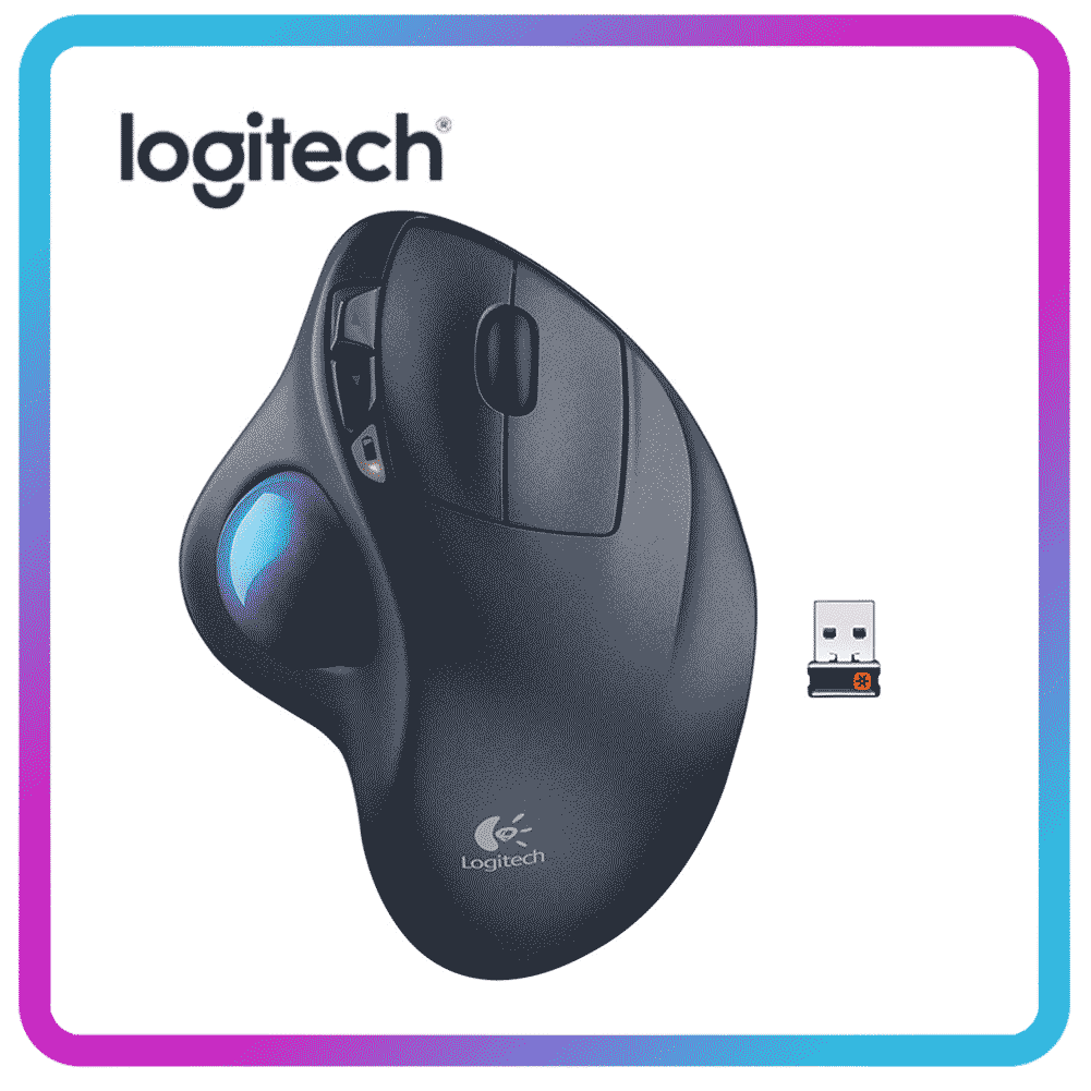 Logitech m570 2.4ghz sem fio trackball mouse 540dpi mouse ergonômico para desktop computador portátil computador de escritório em casa jogos ratos