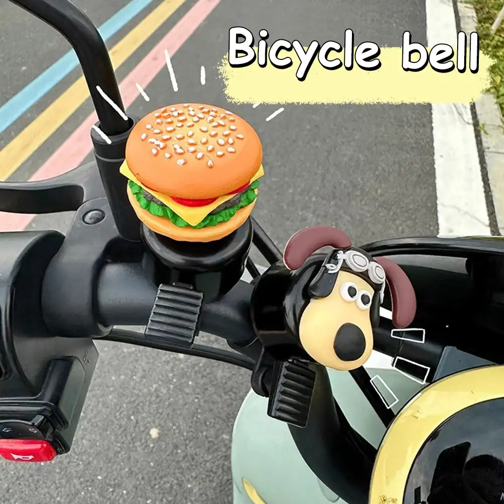Hamburg Cartoon Fietsbel Super Bellen Kinder Mountainbike Universele Bel Scooterbel Fietsdecoratie