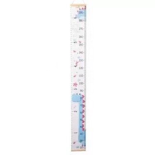Toise Murale Enfant - Mesureur De Taille Décoratif 59 Pouces - En Toile, Motifs Colorés