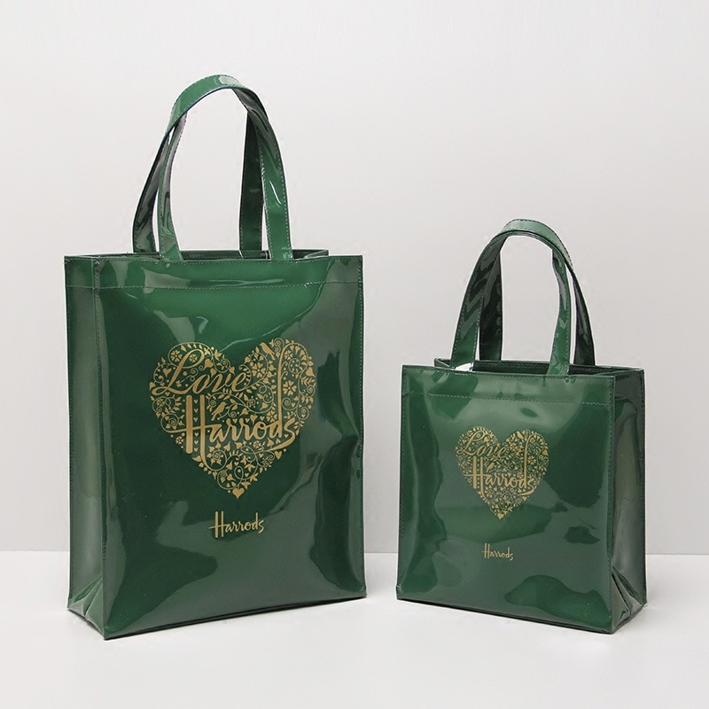 Best selling pvc shopping bag green large capacity waterproof tote bag shoulder bag Mummy bag