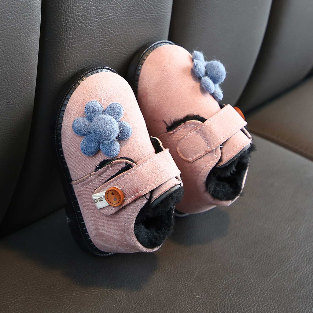 Kinderen Kid Baby Meisjes Laarzen Animal Prints Enkel Sport Korte Laarsjes Casual Bloem Katoenen Warme Schoenen Laarzen Meisjes Winter