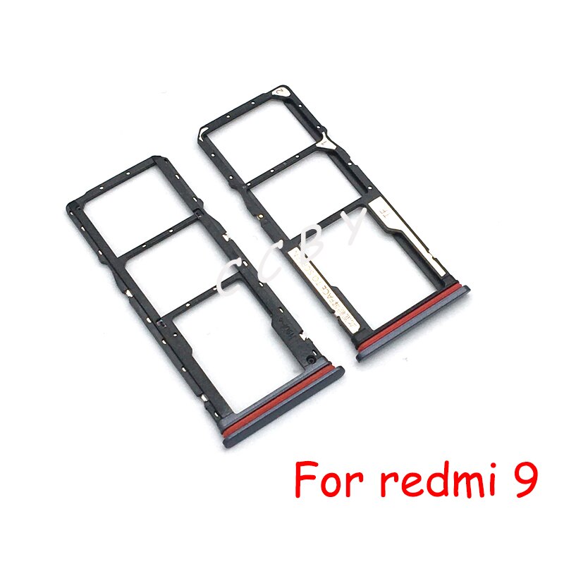 10 st för xiaomi redmi note 9 pro 9s sim-kortfackplatshållare reservdelar