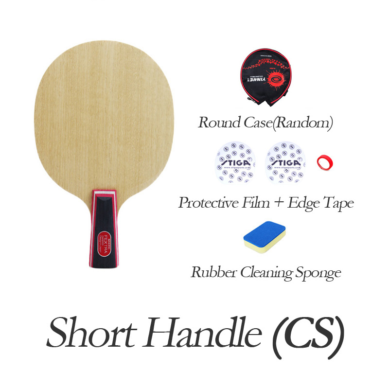 Original SANWEI FEXTRA 7 Tischtennisschläger (7-lagiges Holz) FEXTRA Schläger Klingeln-Pong-Schlägerpaddel: Lila
