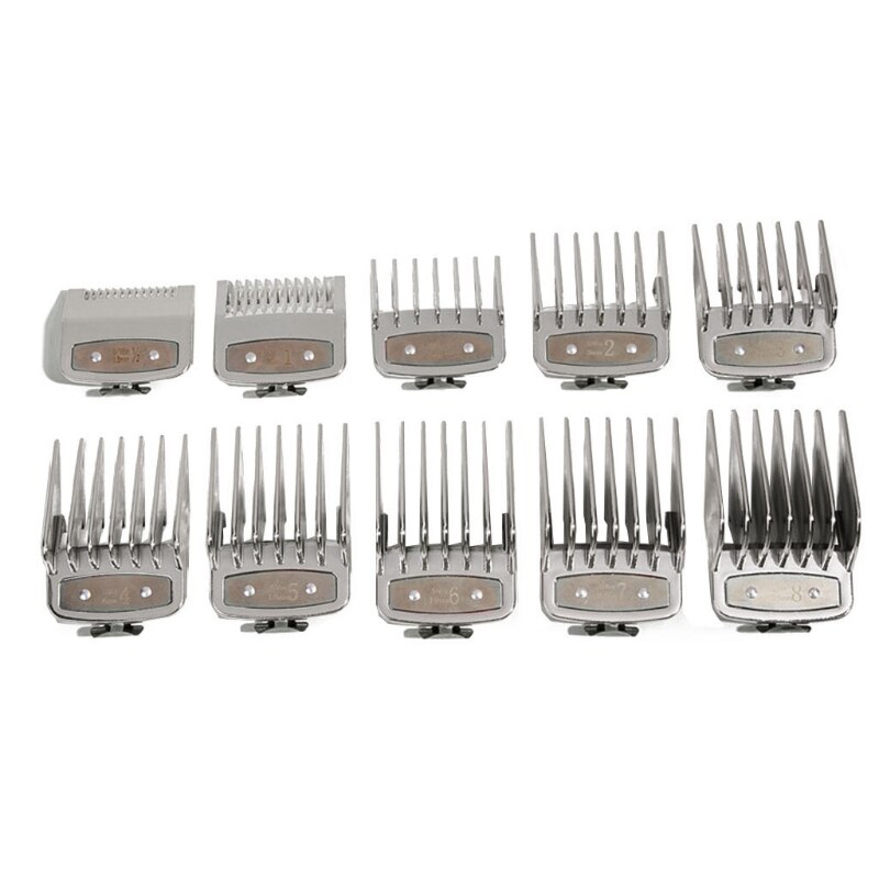10PCS Hair Clipper Guide Comb Set for Hair Clippers Limit Combs Clipper Guards MOLF
