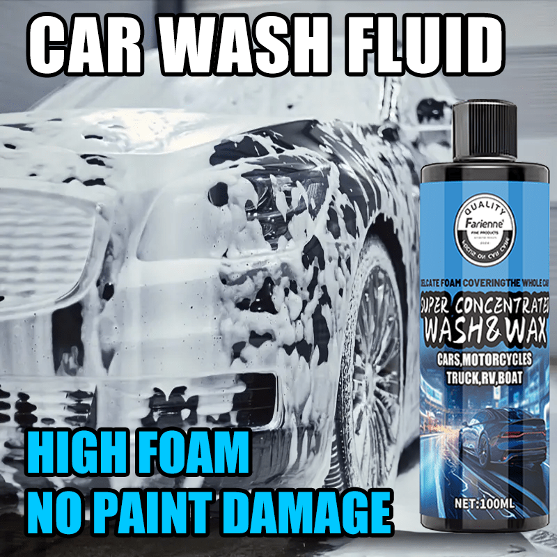 Mousse liquide de nettoyage de voiture, 100ml, grande capacité, haute Concentration, Super mousse, liquide de lavage de voiture, fournitures de lavage automobile